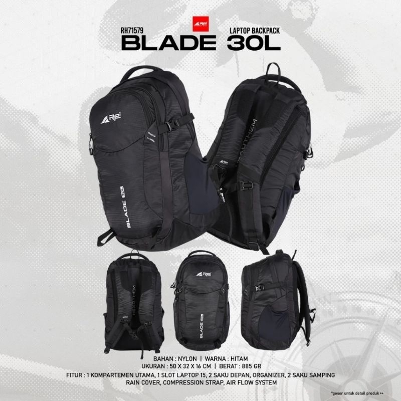 TAS RANSEL LAPTOP PRIA BLADE 30L AREI OUTDOORGEAR | BACKPACK PRIA REI BLADE 30L