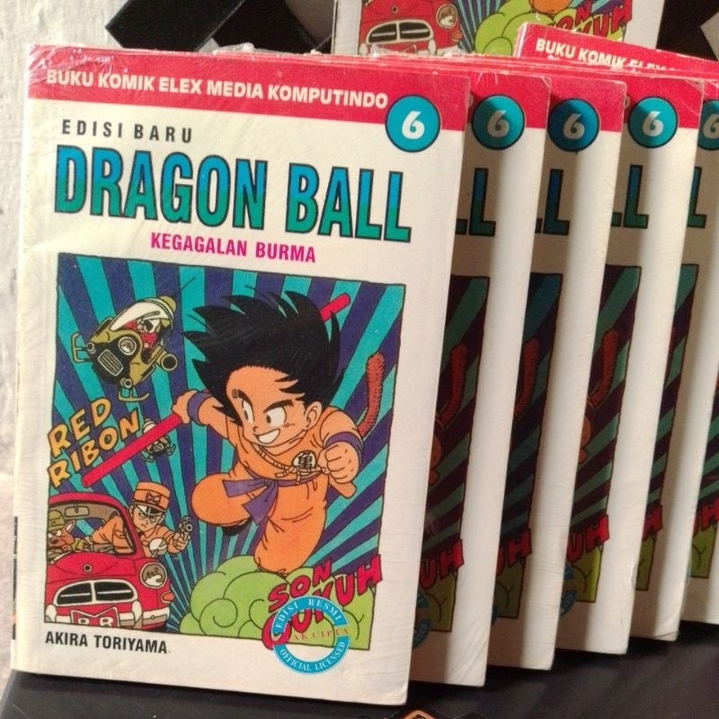 Komik Dragon Ball volume 6 list merah (baru) segel original