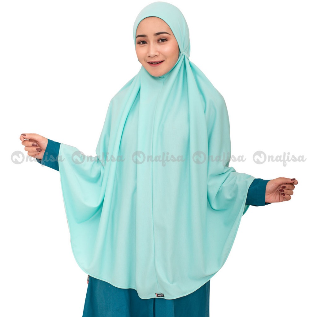 TERMURAH..Hijab AT HOME JUMBO | Jilbab Instan Nafisa Kaos Non PAD Kerudung Instan Tali Tanpa Bergo