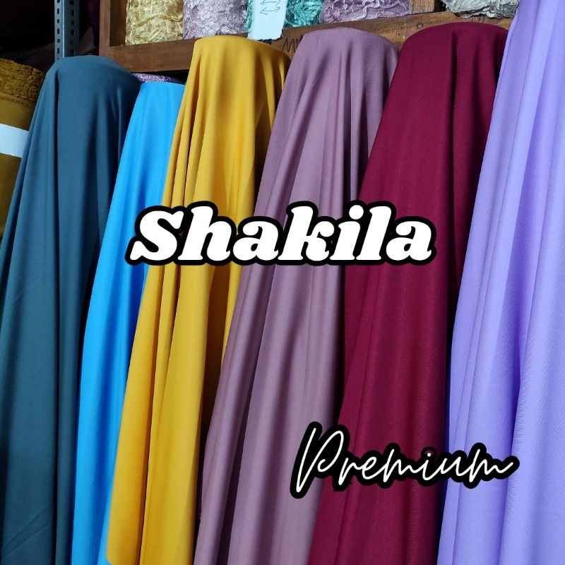 Kain Shakila Premium Quality Shakilla Samira Syakila | Sakila polos