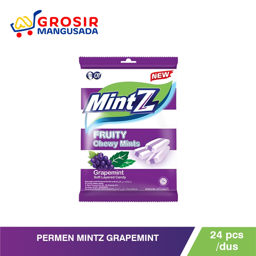 

Grosir MINTZ Permen Grapemint Harga Super Hemat 24pcs