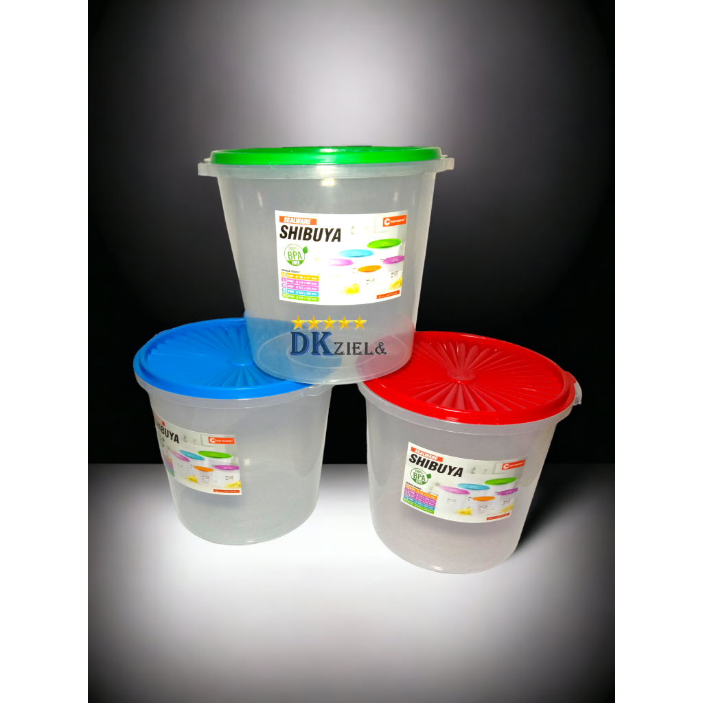 PROMO MURAH Toples 5 liter (tempat kerupuk) / toples peyek / toples kerupuk / toples  Kedap Udara / 