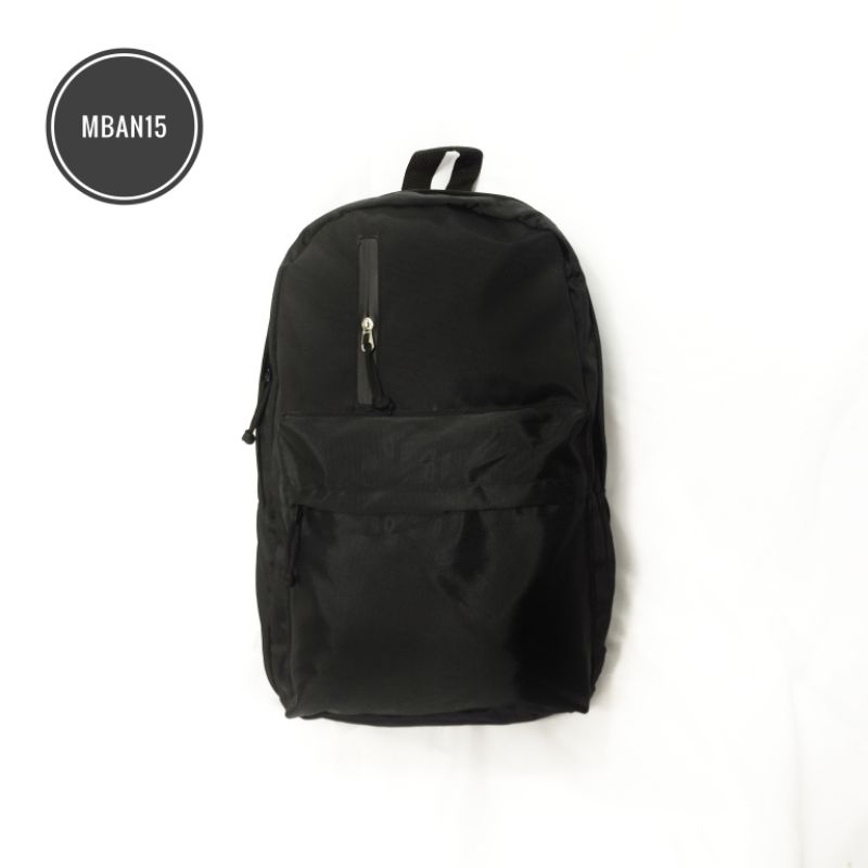 TAS RANSEL SEKOLAH POLOS~Tas ransel sekolah Pria dan wanita~Tas ransel bahan codura nylon