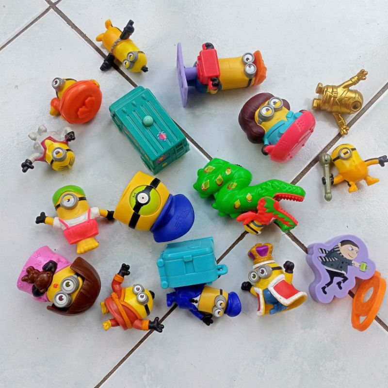 Mainan Minion Happy Meal McDonald`s MCD Minions 2 Preloved Second Murah
