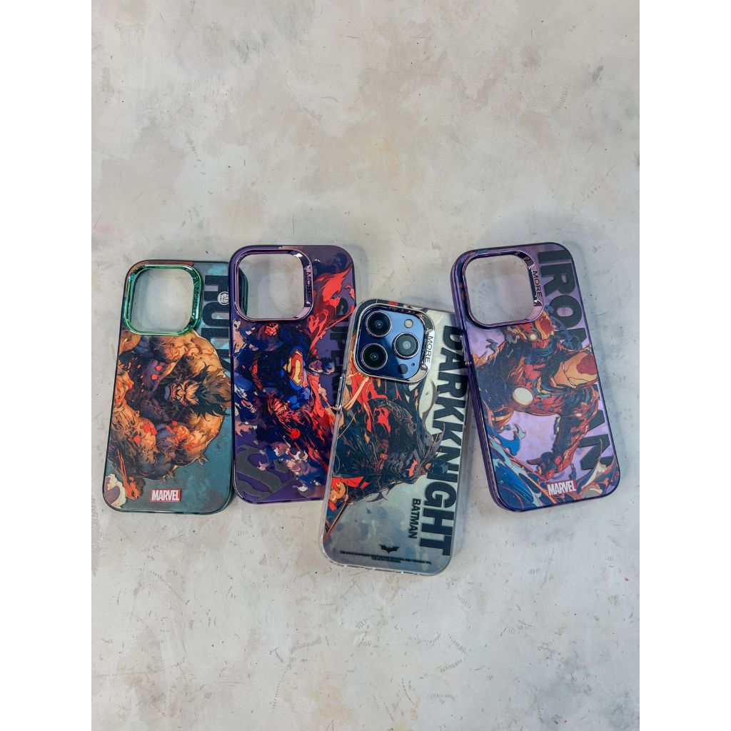 SUPERHERO AVENGERS JUSTICE LEAGUE RAGE MODE  IRONMAN BATMAN SUPERMAN HULK TPU SOFT CASE CASING HP CO