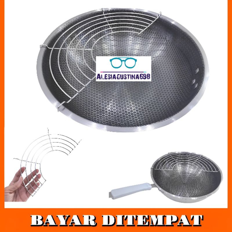 Peniris Minyak Goreng Tatakan Panci wajan teplon saringan minyak/ alat peniris gorengan /makanan uku