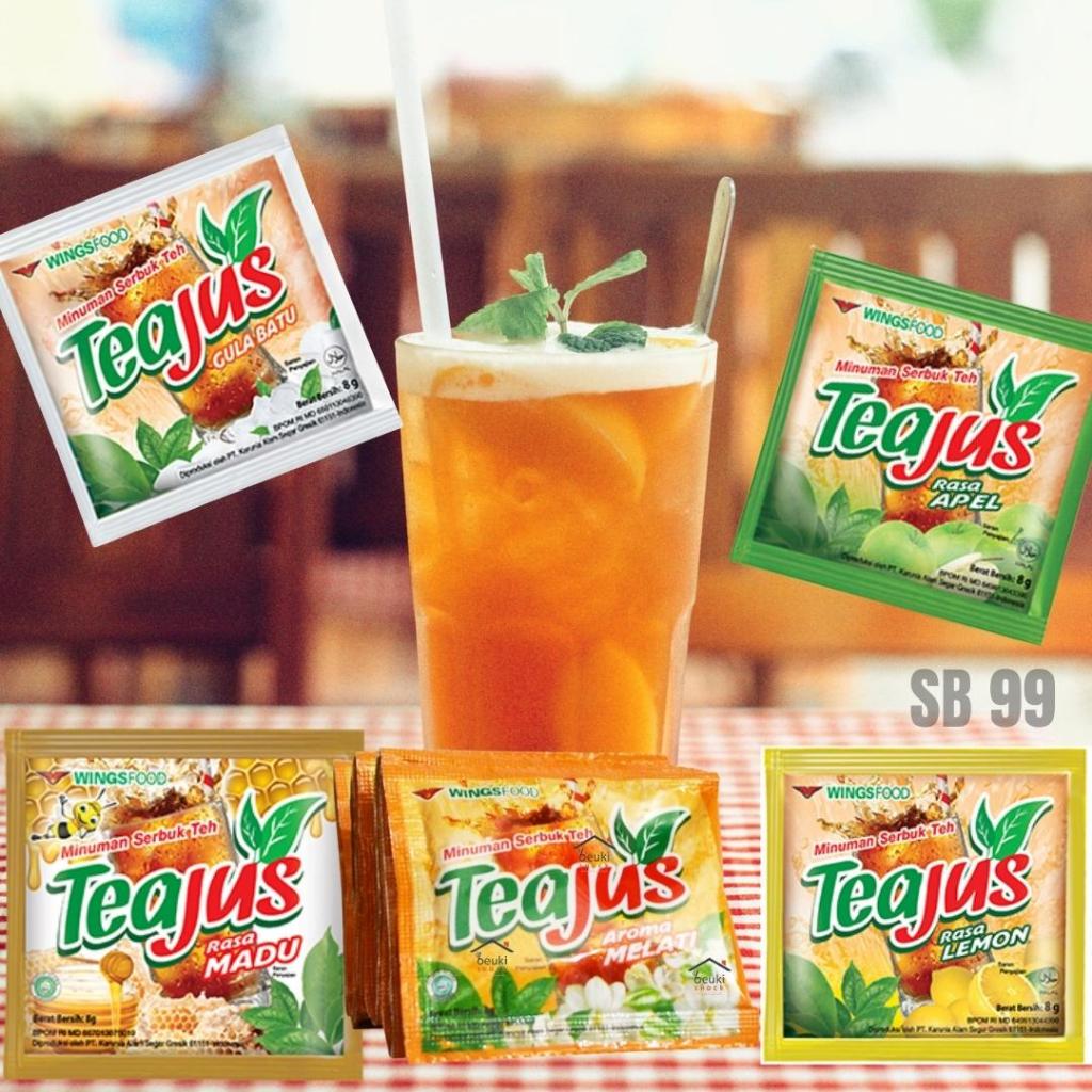 

TEAJUS per Renceng 10pcs Minuman serbuk Teh Aneka Rasa