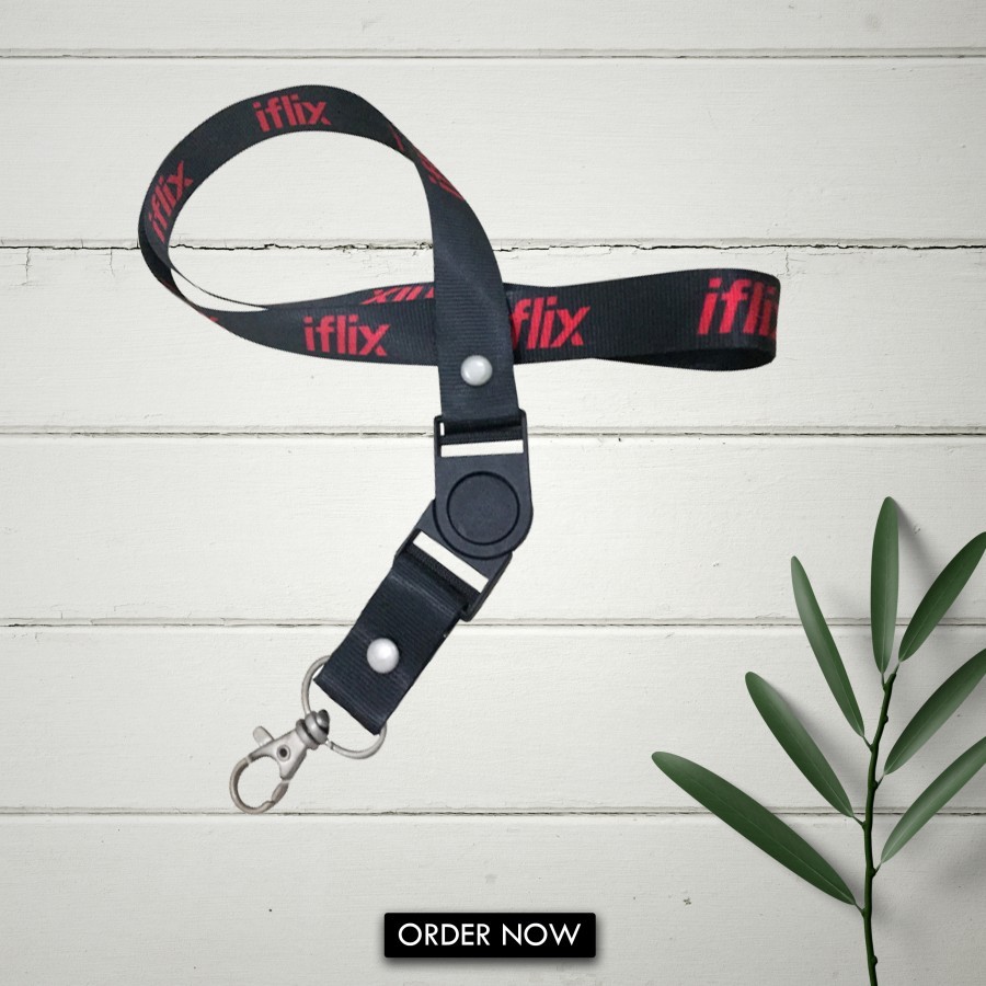 

Lanyard Printing Polyester 90cm Custom Full Color 2 Sisi