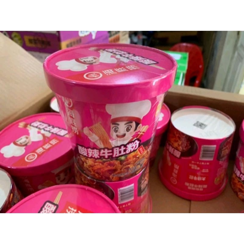 

haidilao noodles instan / mie instan haidilao / varian babat sapi asam pedas