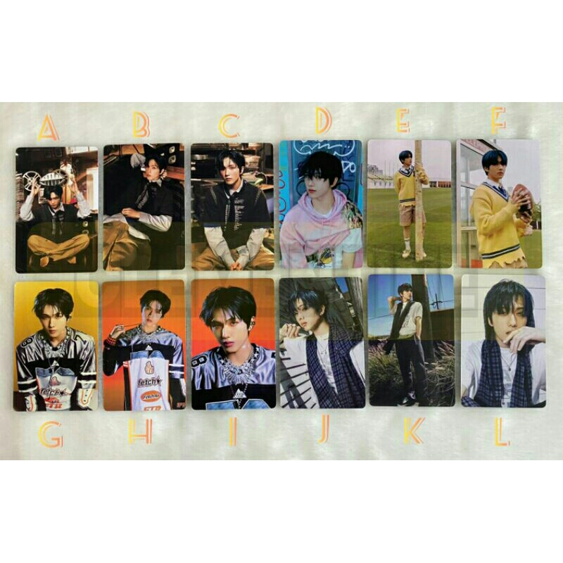 PC Jisung QR ISTJ Image Card Konsep