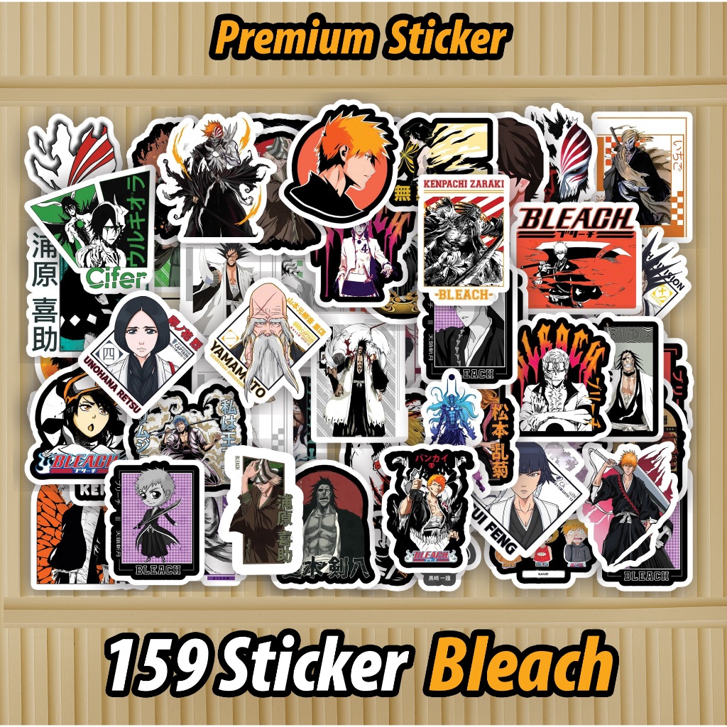 

159 PCS Sticker Bleach Waterproof sudah di Cutting