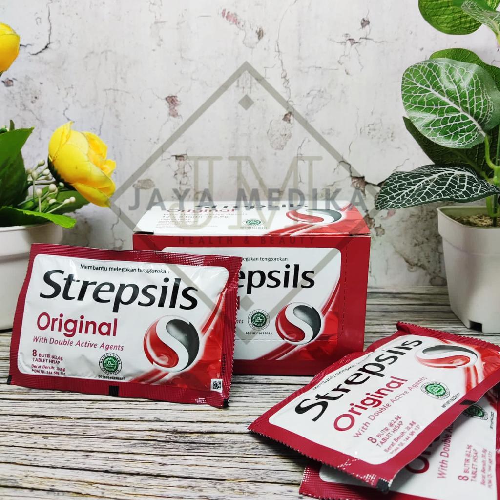 

Strepsil Original Pouch Pack 1x8 | Permen Pelega Tenggorokan