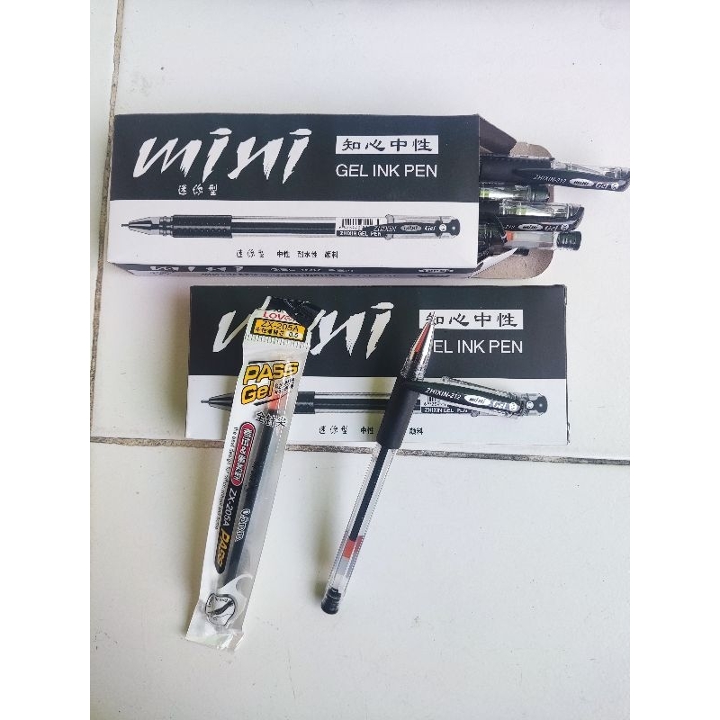 

Pulpen Gel Mini Zhixin 0.5 (JL-212) / Jel Pen Mini JL-212 ( Harga Pak)