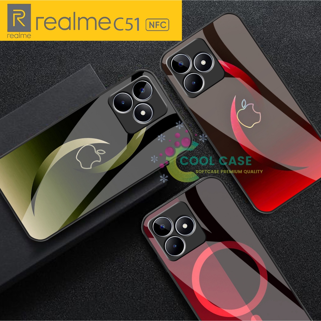 Softcase Glossy Glass Realme C51 NFC Terbaru [CK167] - Casing Handphone Realme C51 NFC -  Pelindung 