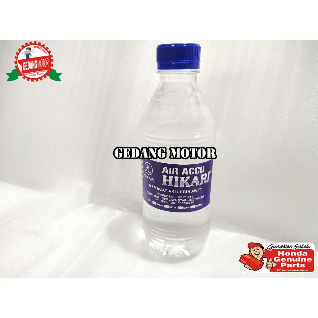 AIR ACCU AKI BIRU ISI ULANG AIR AKI HIKARI