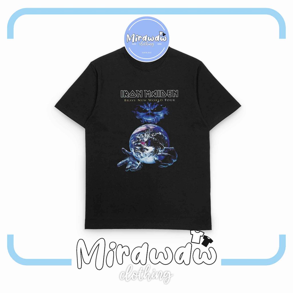 Kaos Iron Maiden Brave New World Baju Distro