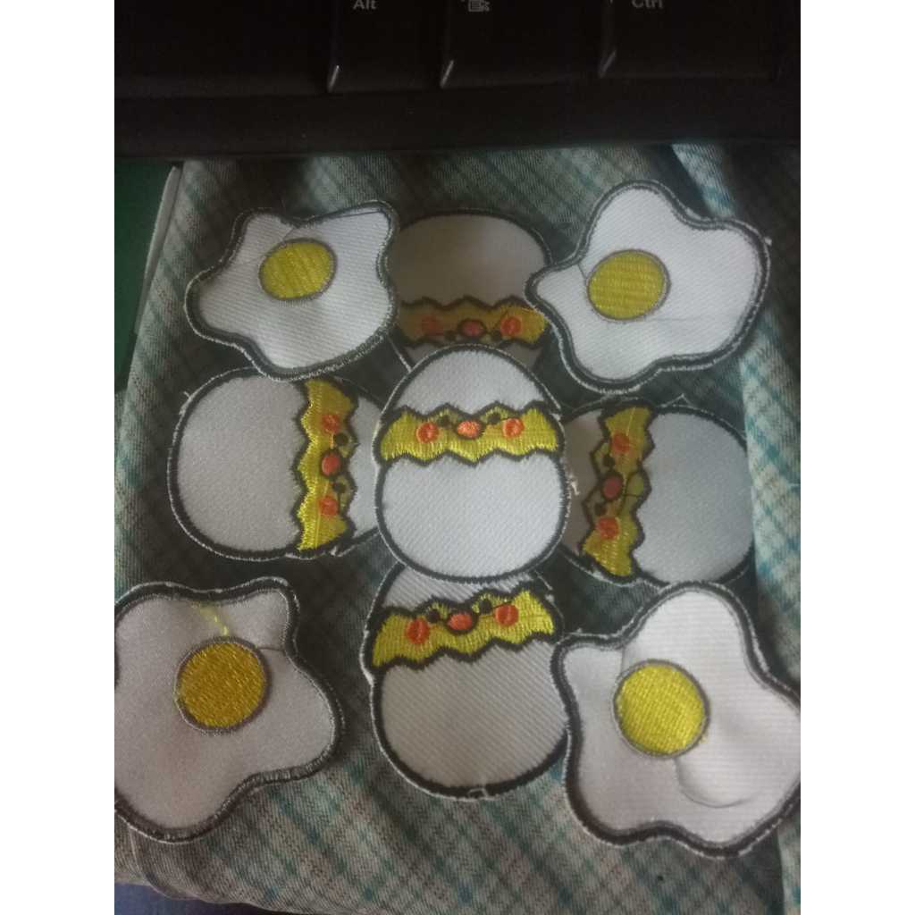 Bordir logo kartun lucu buat anak tersayang bisa custom / cuci gudang / bordir badge /