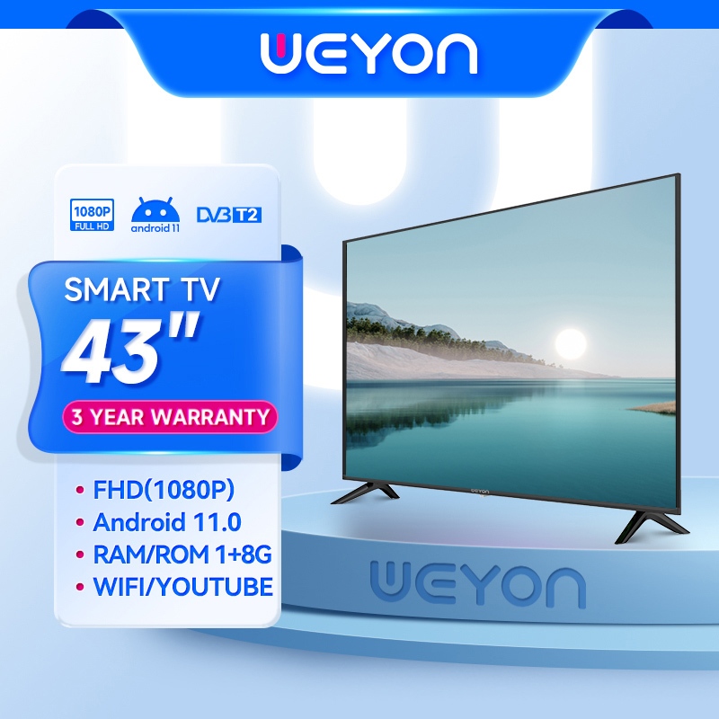 Weyon Android 43 inch TV Smart Digital TV - Android 11.0 -Youtube-WIFI