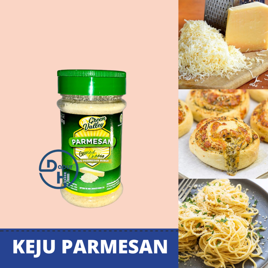 

GREEN VALLEY KEJU PARMESAN 80 gr | PARMESAN CHEESE