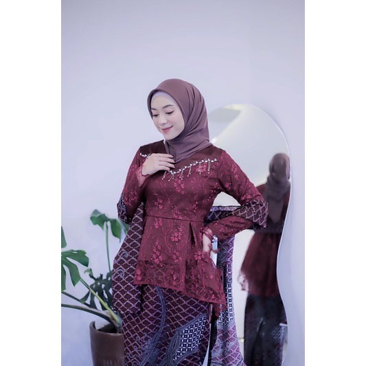 READY JUMBO XXL TERMURAH PROMO KEBAYA BROKAT KEMEJA BATIK COUPLE SELIA MODEL TERBARU/PRIA/BAJU WANIT