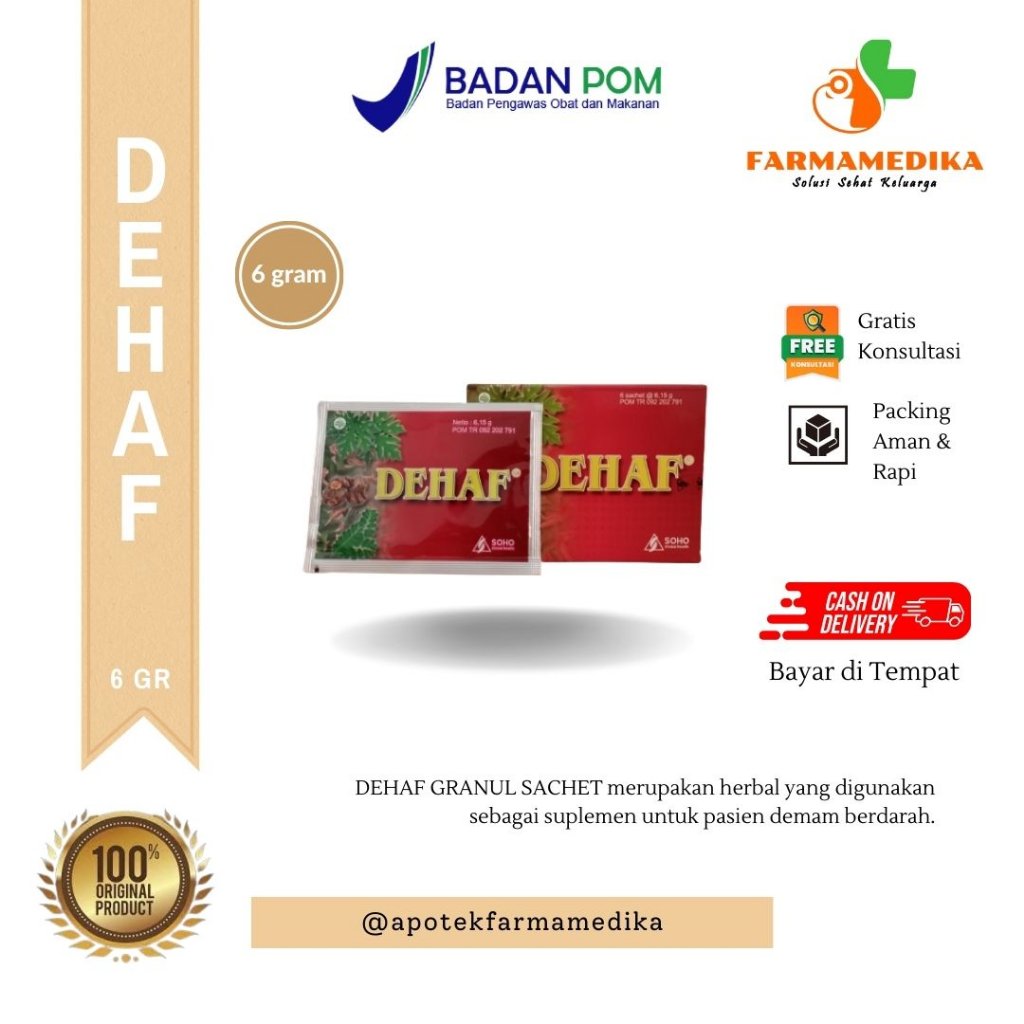 DEHAF SACHET 6GR