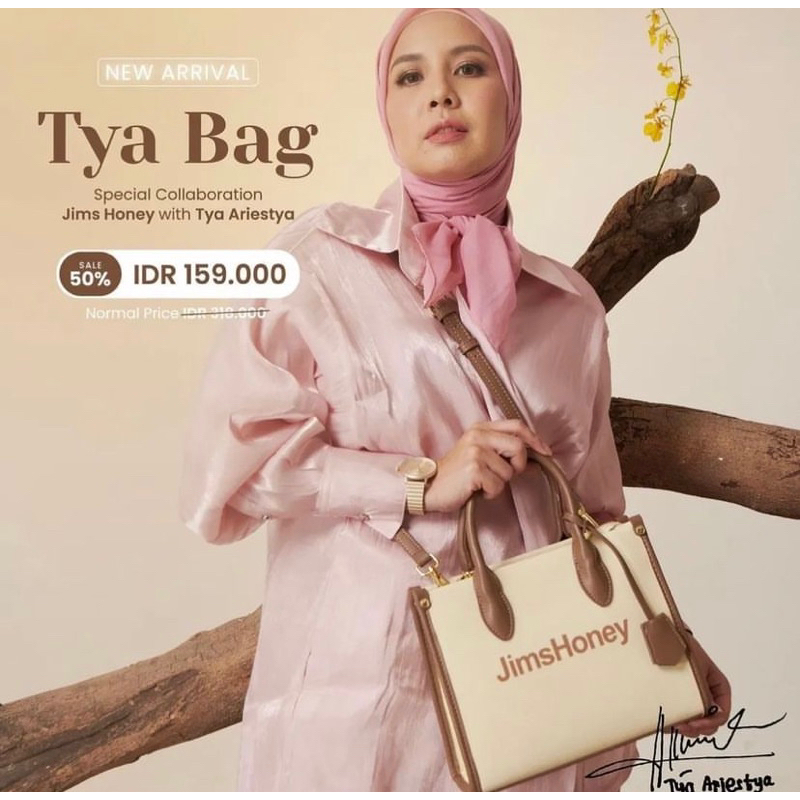 jimshoney Ready tas wanita tya bag collab artis tya ariestya