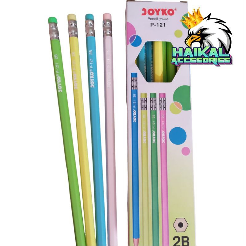 

Pensil 2 B Joyko P. 121 1 Box Isi (12 Pcs)