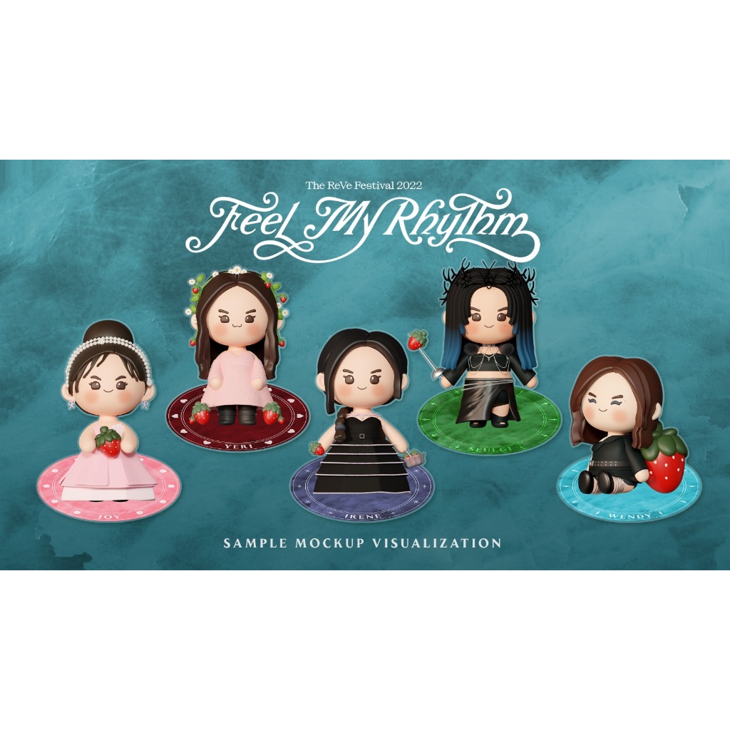[PRE-ORDER] KULTUSKALENG Red Velvet FEEL MY RHYTHM - KEYRING