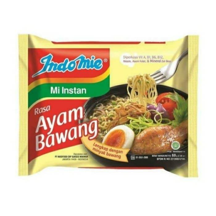 

INDOMIE AYAM BAWANG ISI 5 PCS