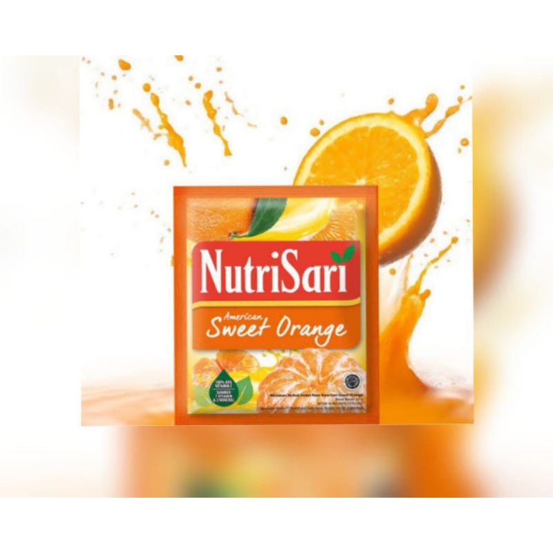 

Nutrisari Jeruk Sweet Orange (10x14gr) Minuman Sachet Jeruk