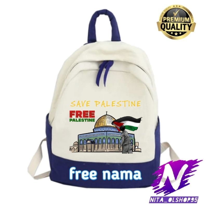 tas ransel anak free palestina backpack save palestina