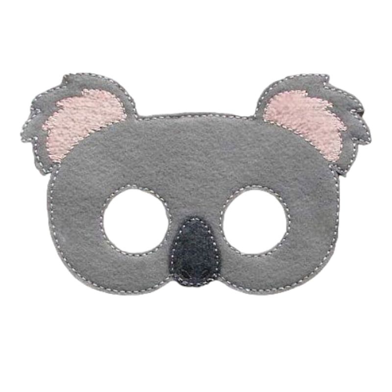 Topeng Hewan Koala Topeng Aktivitas Anak Topeng Kain Boneka Halus Lembut Koala Mask