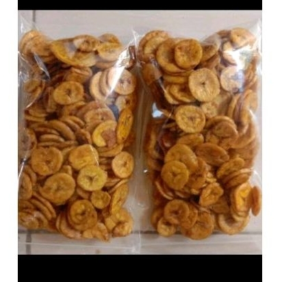 

KERIPIK PISANG MANIS 500GR(1/2KG)/KERIPIK PISANG KOIN MANIS/SNACK CEMILAN