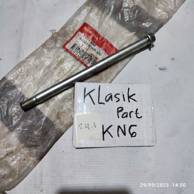 As baut roda depan honda blade revo 110 supra x 125 kharism original AHM