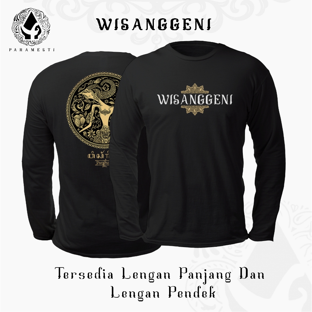 Kaos Budaya Jawa Paramesti Wayang Wisanggeni Lengan Panjang