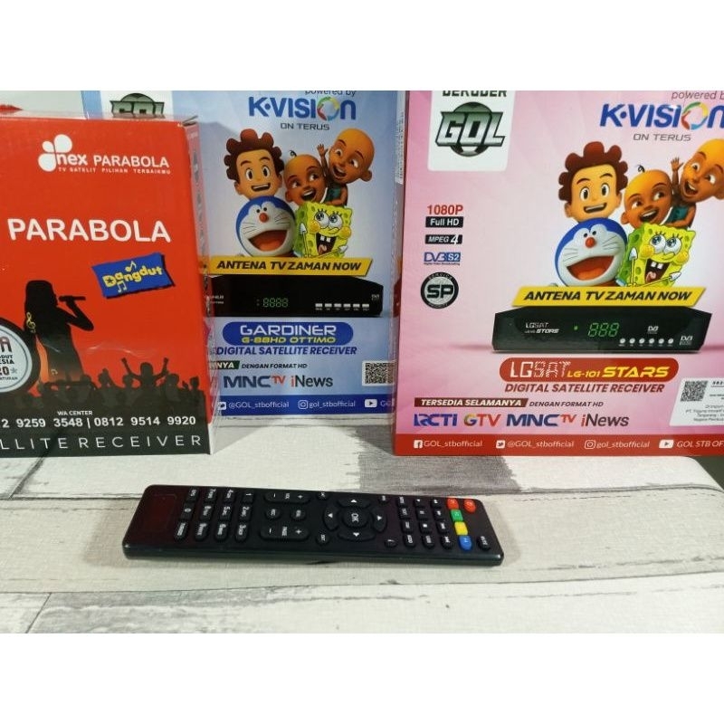 Remot K Vision GOL Gardiner Ottimo Optus LGSAT Star Nex Parabola Merah