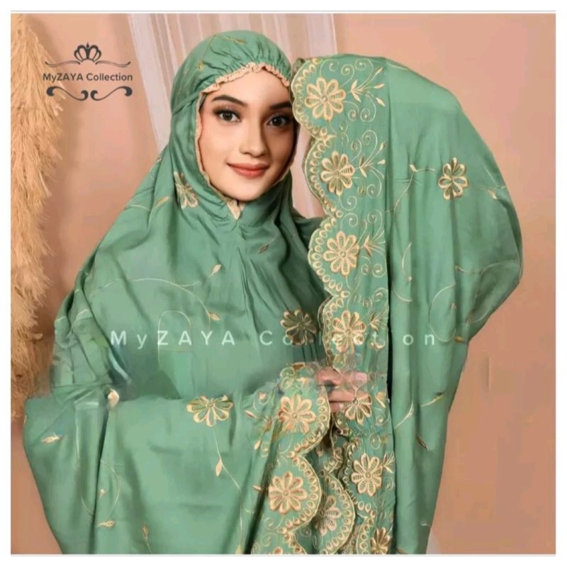 Mukena Dewasa Lebaran 2026 Mukenah Traveling Putih Mewah Mykena Wanita Mukena 2In1 Terbaru 2026 Resl