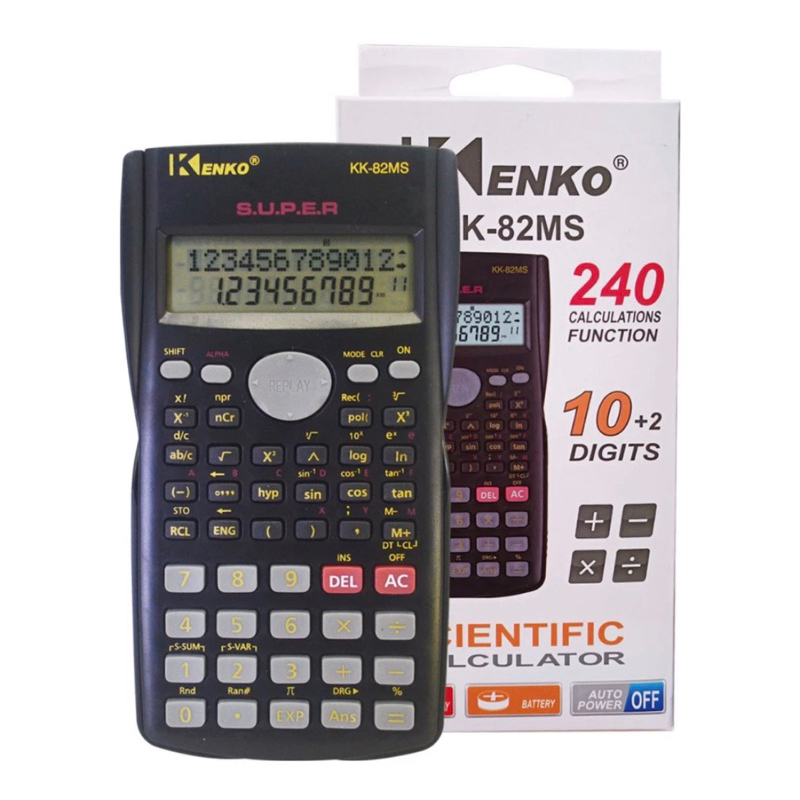 

Kalkulator Scientific Kenko 82MS / Kalkulator Ujian Sin Cos Tan