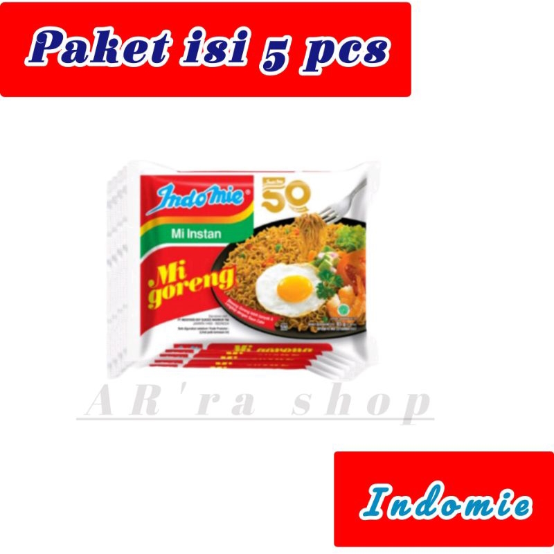 

mie instan ,mie goreng 1paket 5pcs