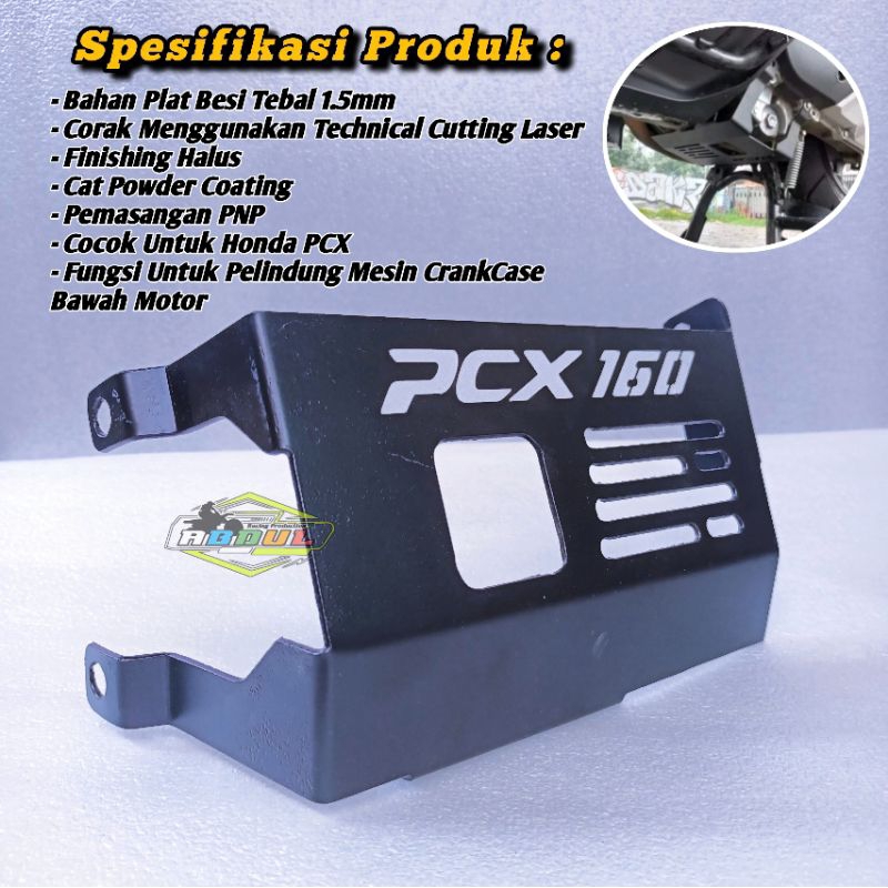 Cover Engine Honda PCX 160/Engine Guard  Motor Honda PCX 160