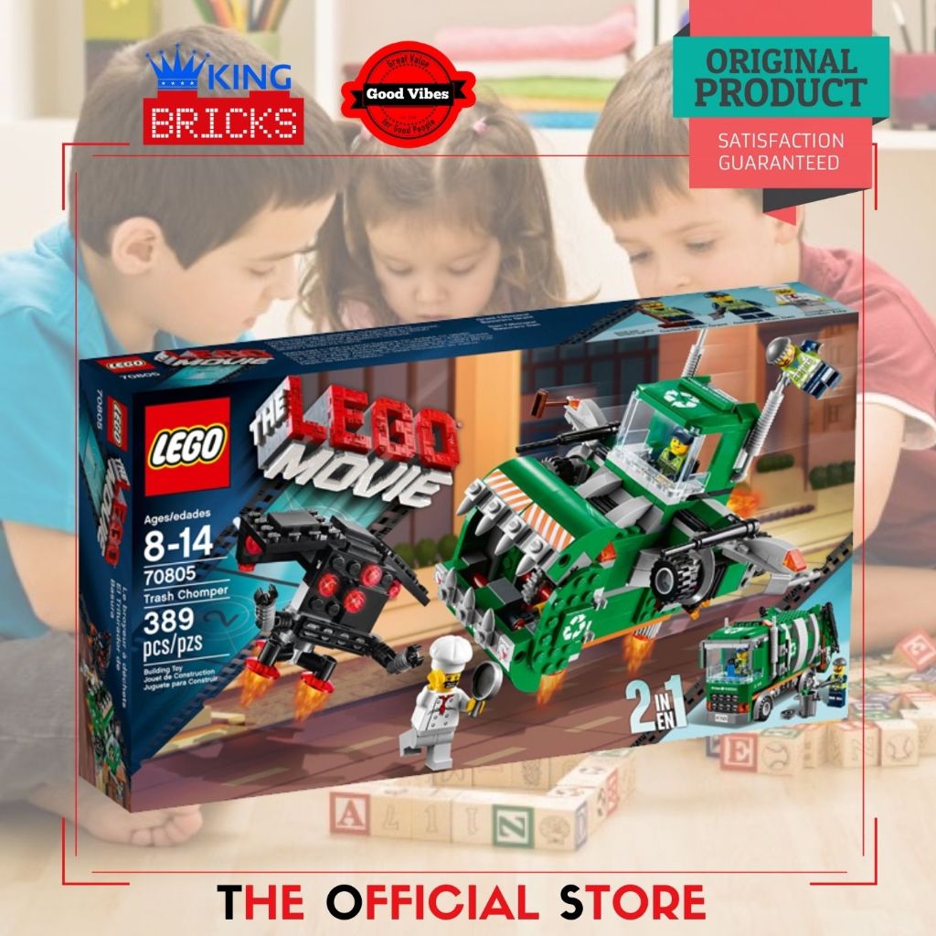 LEGO Original MOVIE 70805 Trash Chomper - Mainan Anak Edukasi Film Kreatif  Emmet Unikitty