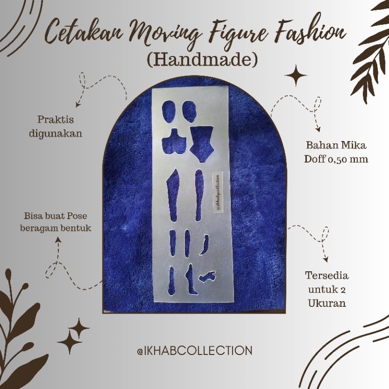 

Cetakan Moving Fashion Design Bahan Mika doff (Handmade)