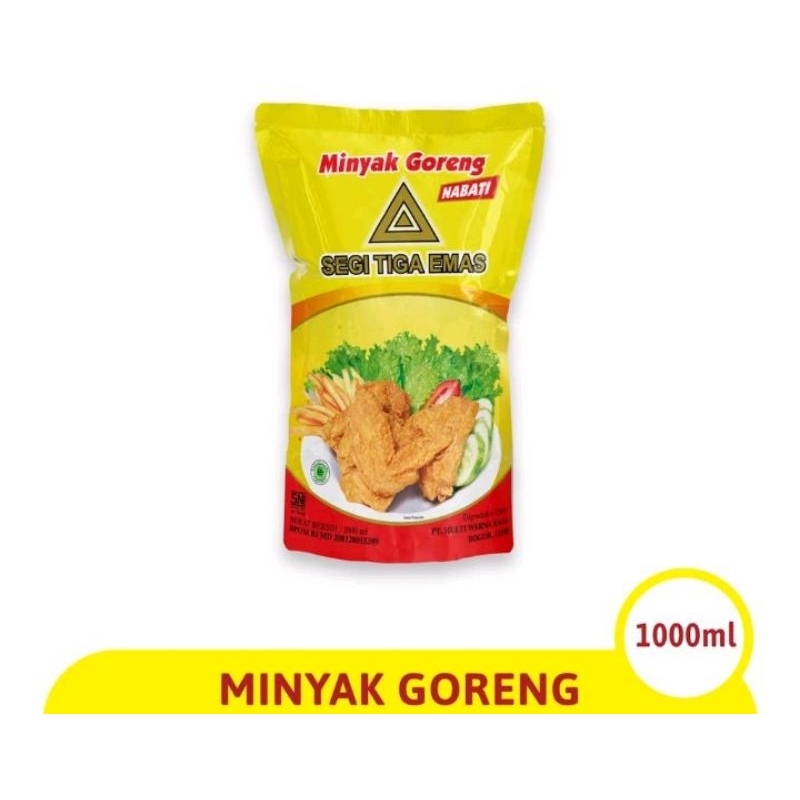 

minyak goreng segitiga emas 1lt
