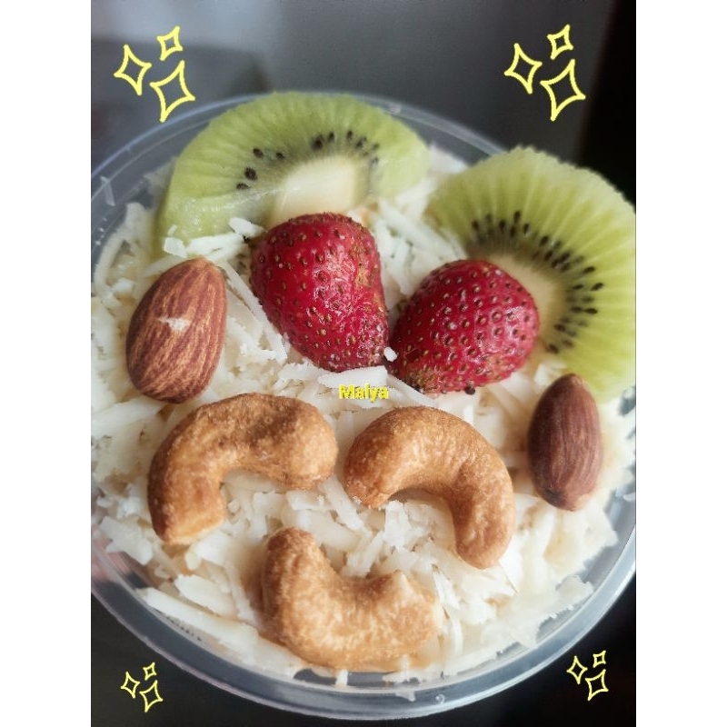 

Malya Salad buah Kacang Almond & mede