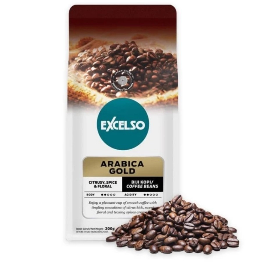 

kopi Excelco arabica gold biji 200 gram