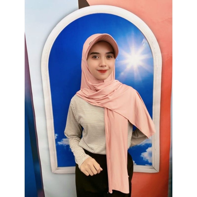 hijab topi pashmina/hijab Sport Topi (PST)