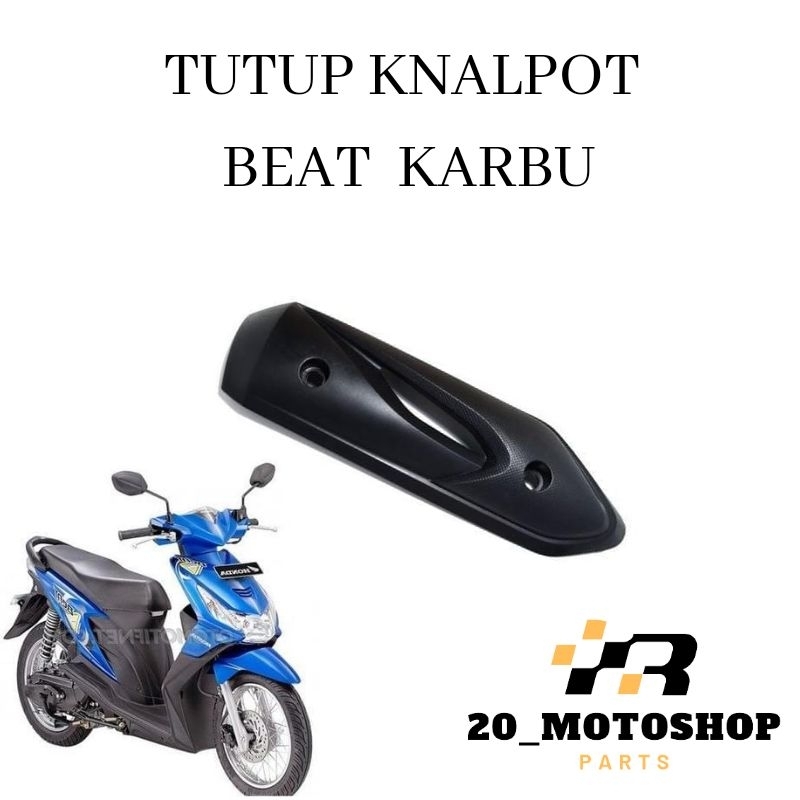 Cover Tutup Knalpot Beat Karbu 2009 2011 2012 Tameng Knalpot