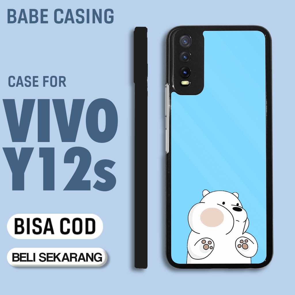 case hp vivo y12s y20 y20s terbaru aesthetic bear lotso cute keren cowok keren lucu casing hp cewek 
