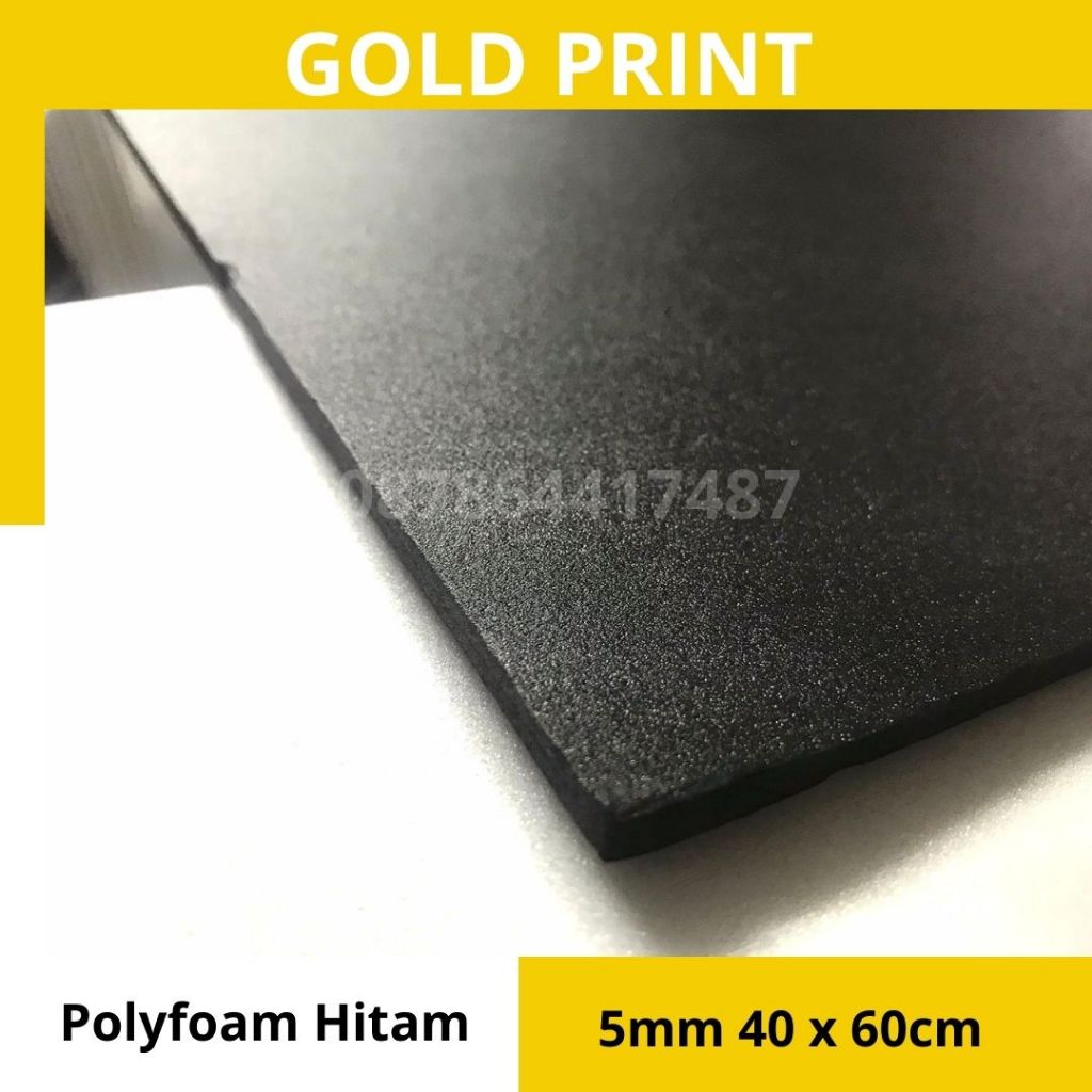 

Polyfoam hitam 5mm x 40 x 60cm