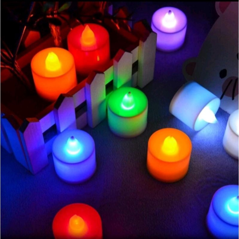 Lampu Tidur Lilin Elektrik Mini LED Candle Light Lampu Dekorasi Hias